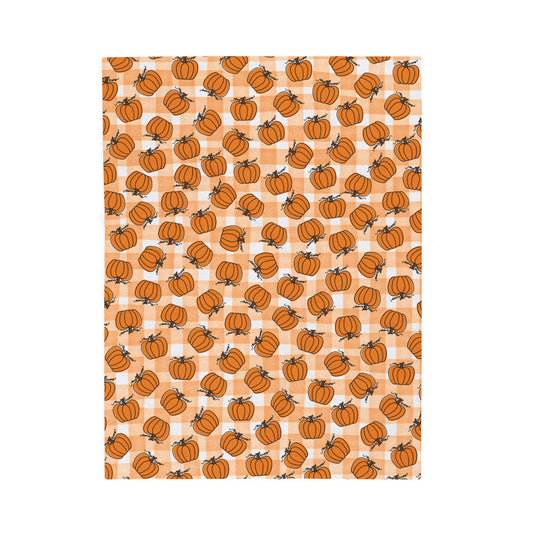 Subtle F*ck Trump Pumpkin Velveteen Plush Blanket