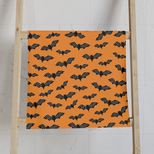 Subtle F*ck Trump Spooky Bats Hand Towel