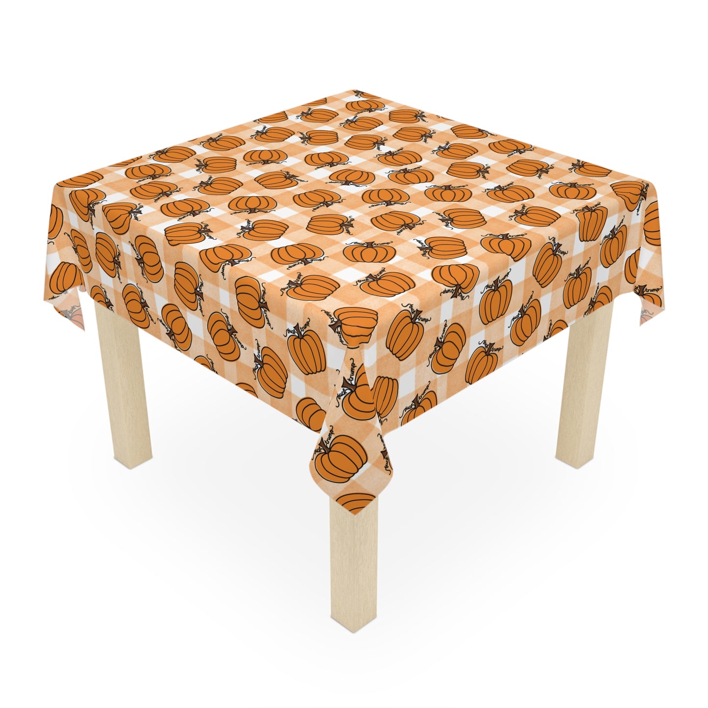 Subtle F*ck Trump Fall Pumpkin Tablecloth