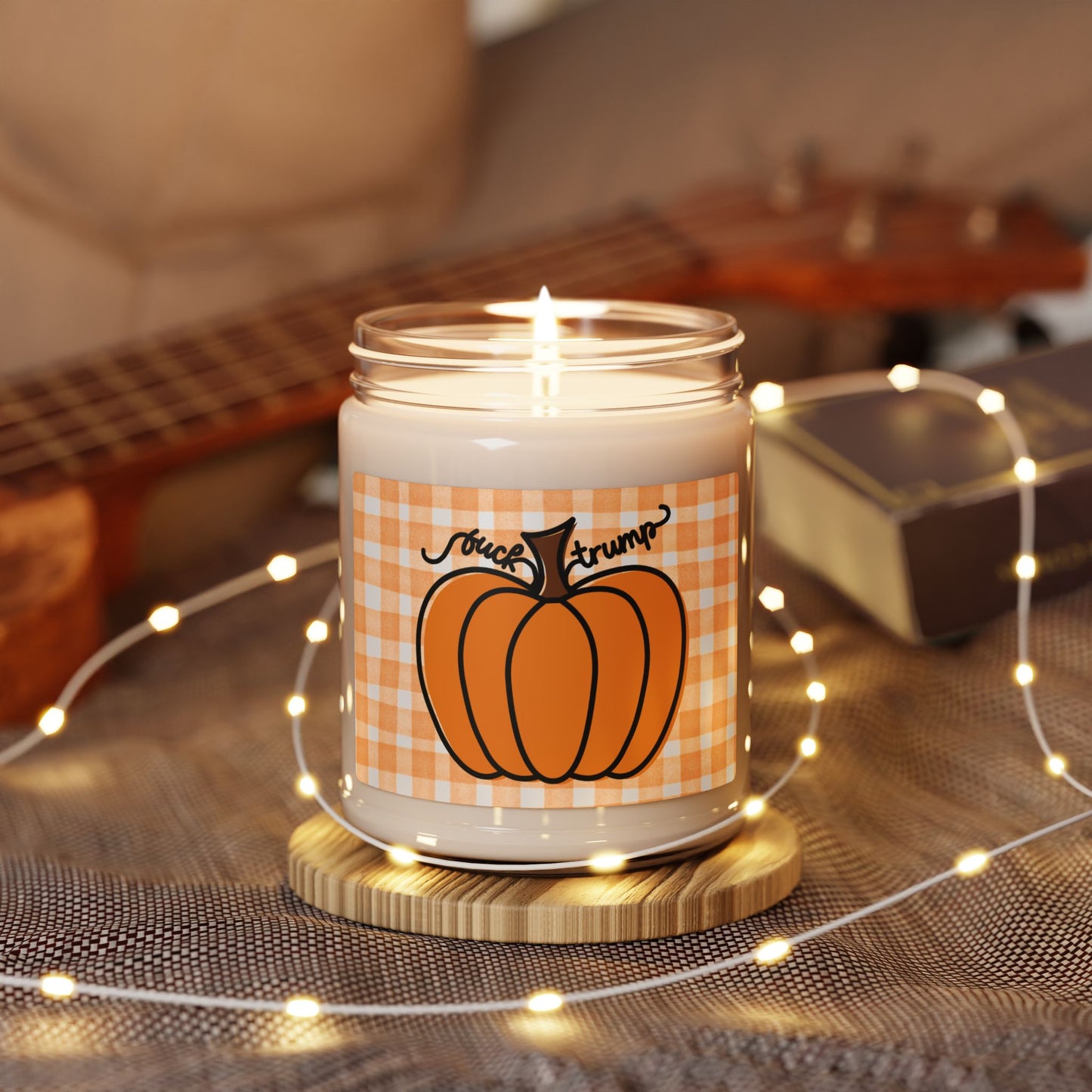 Subtle Pumpkin F*ck Trump Autumn Scented Soy Candle