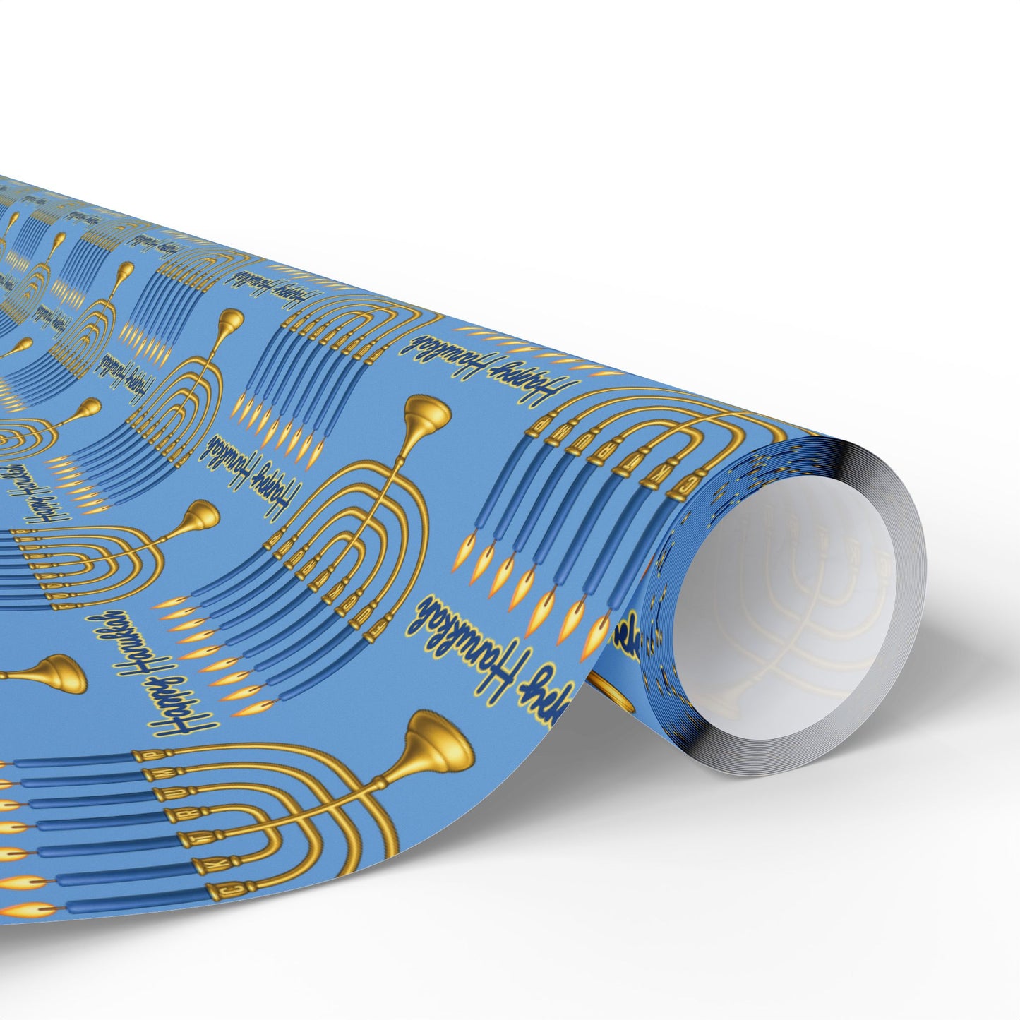 Subtle F*ck Trump Hanukkah Menorah Wrapping Paper