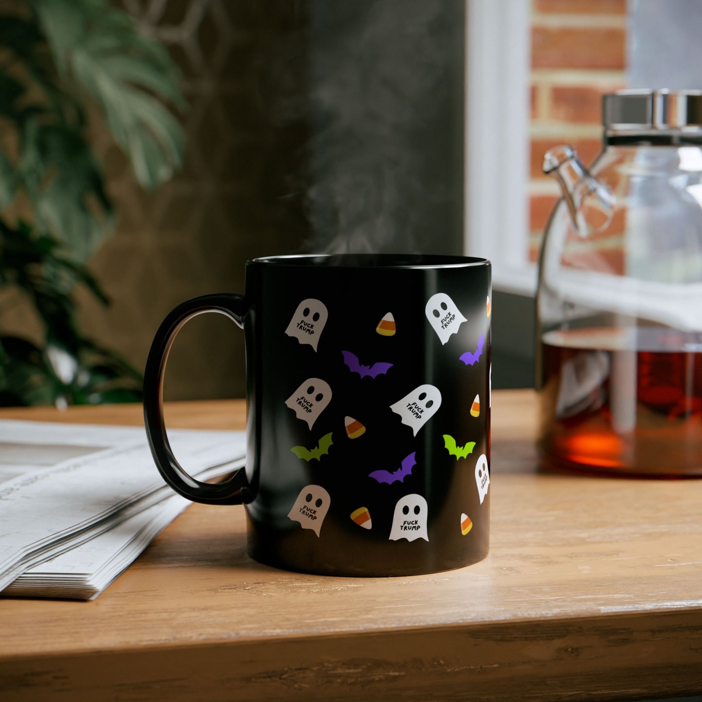 Subtle F*ck Trump Halloween Ghost Mug