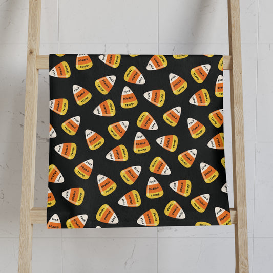 Subtle F*ck Trump Candy Corn Hand Towel