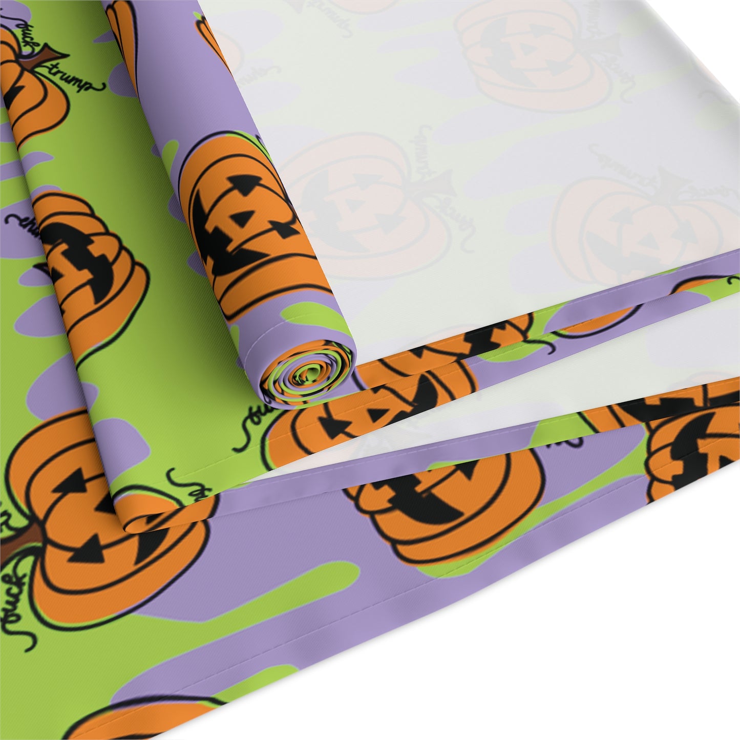 Subtle F*ck Trump Halloween Jack-O-Lantern Table Runner