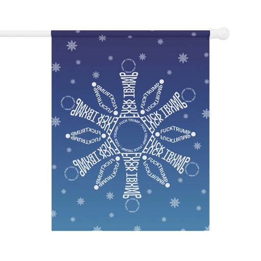 Subtle F*ck Trump Snowflake Garden Flag