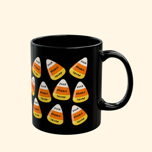 Subtle F*ck Trump Halloween Candy Corn Mug