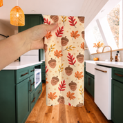 F*ck Trump Fall Acorns Waffle Weave Kitchen Towel