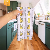 F*ck Trump Easter Bunnies Waffle Weave Kitchen Towel