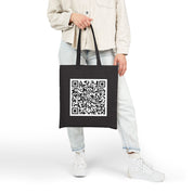 F*ck Trump QR Code Canvas Tote Bag