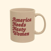 Retro America Needs Nasty Women Mug