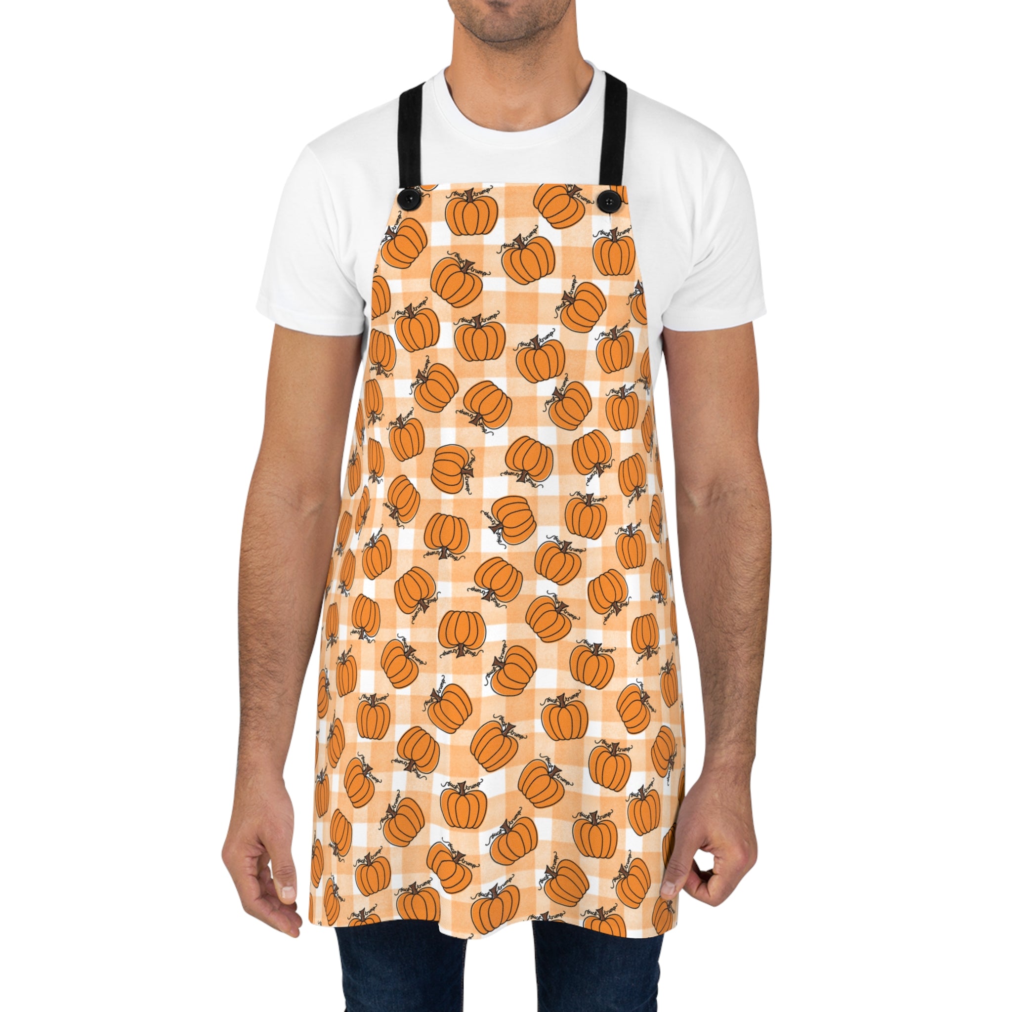 Subtle F*ck Trump Autumn Pumpkin Cooking Apron