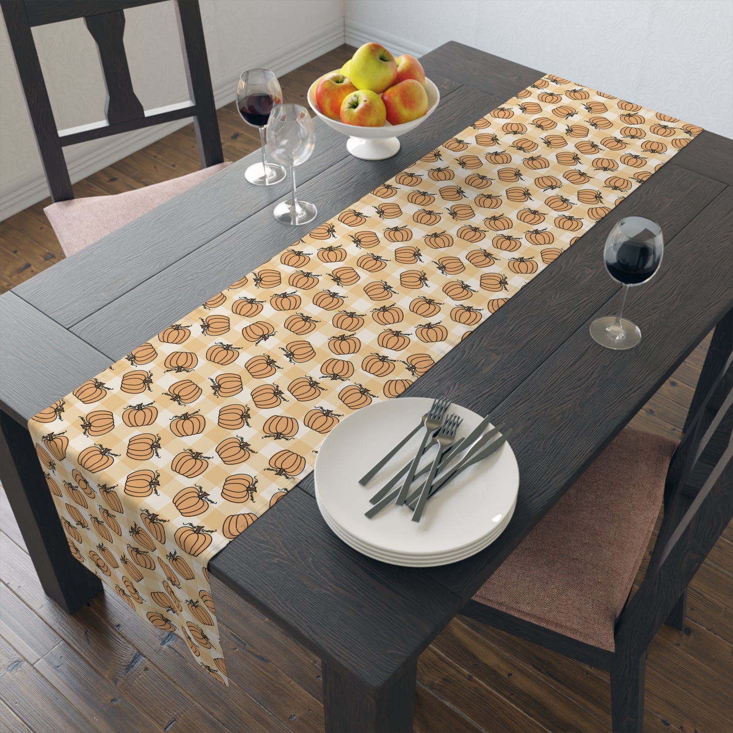 Subtle F*ck Trump Fall Pumpkin Table Runner