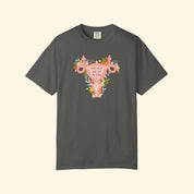Floral Uterus Reproductive Rights T-Shirt