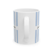 F*ck the Patriarchy Blue Striped Mug