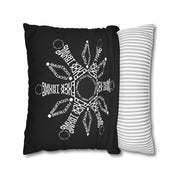 F*ck Trump Winter Snowflake Accent Pillow Cover