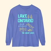 Lake Ontario Always and Forever Doodle Long Sleeve Shirt