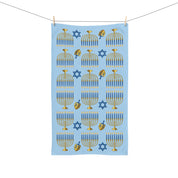 Subtle F*ck Trump Hanukkah Menorah Hand Towel