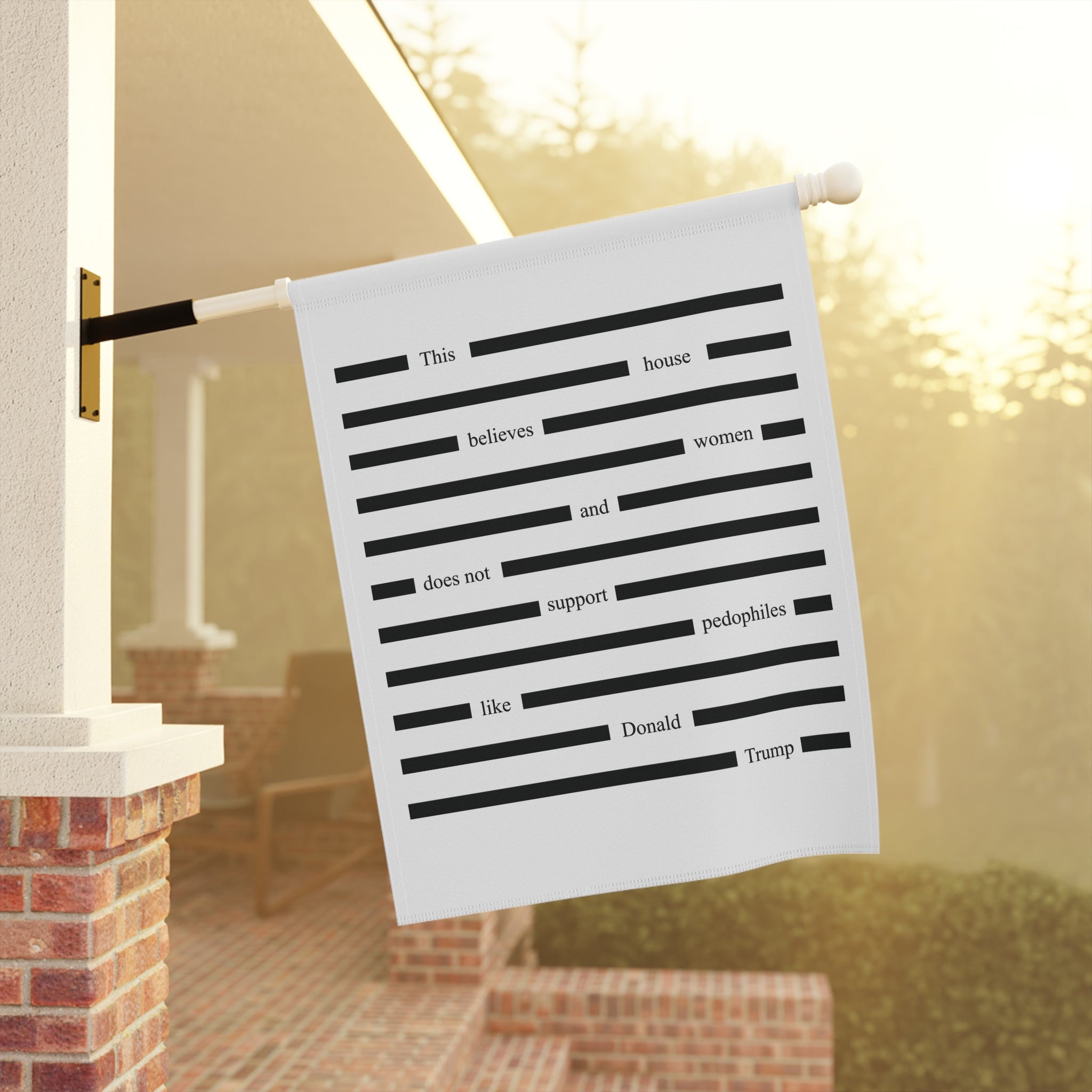 Redacted Epstein Files Flag