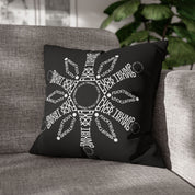 F*ck Trump Winter Snowflake Accent Pillow Cover