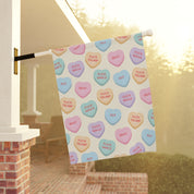 F*ck Trump Candy Heart Valentine's Day Garden Flag