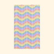 F*ck Trump Rainbow Wave Pride Hand Towel
