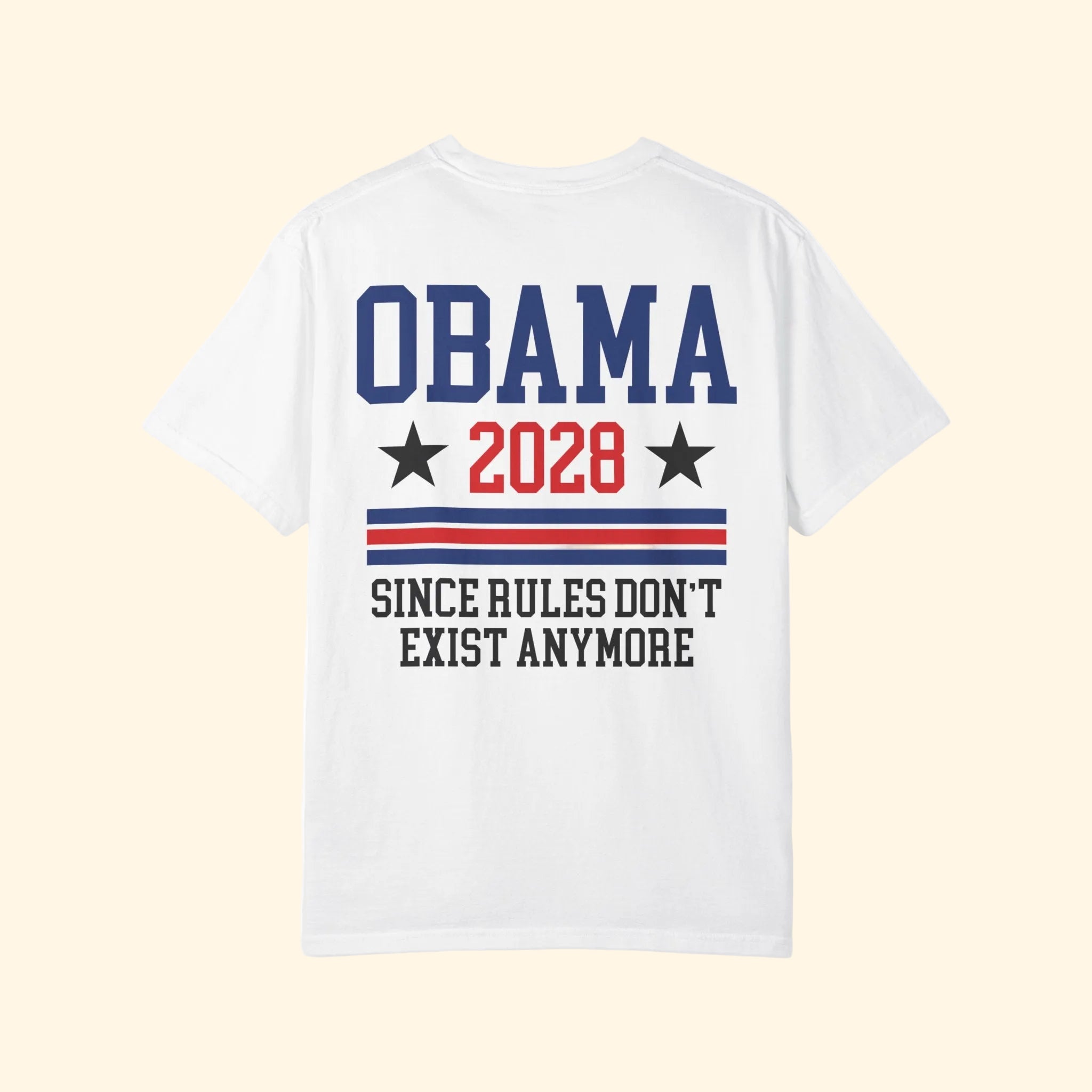 Obama 2028 Campaign Satire T-Shirt