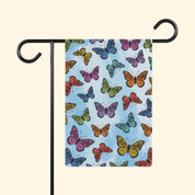 F*ck Trump Rainbow Butterflies Garden Flag