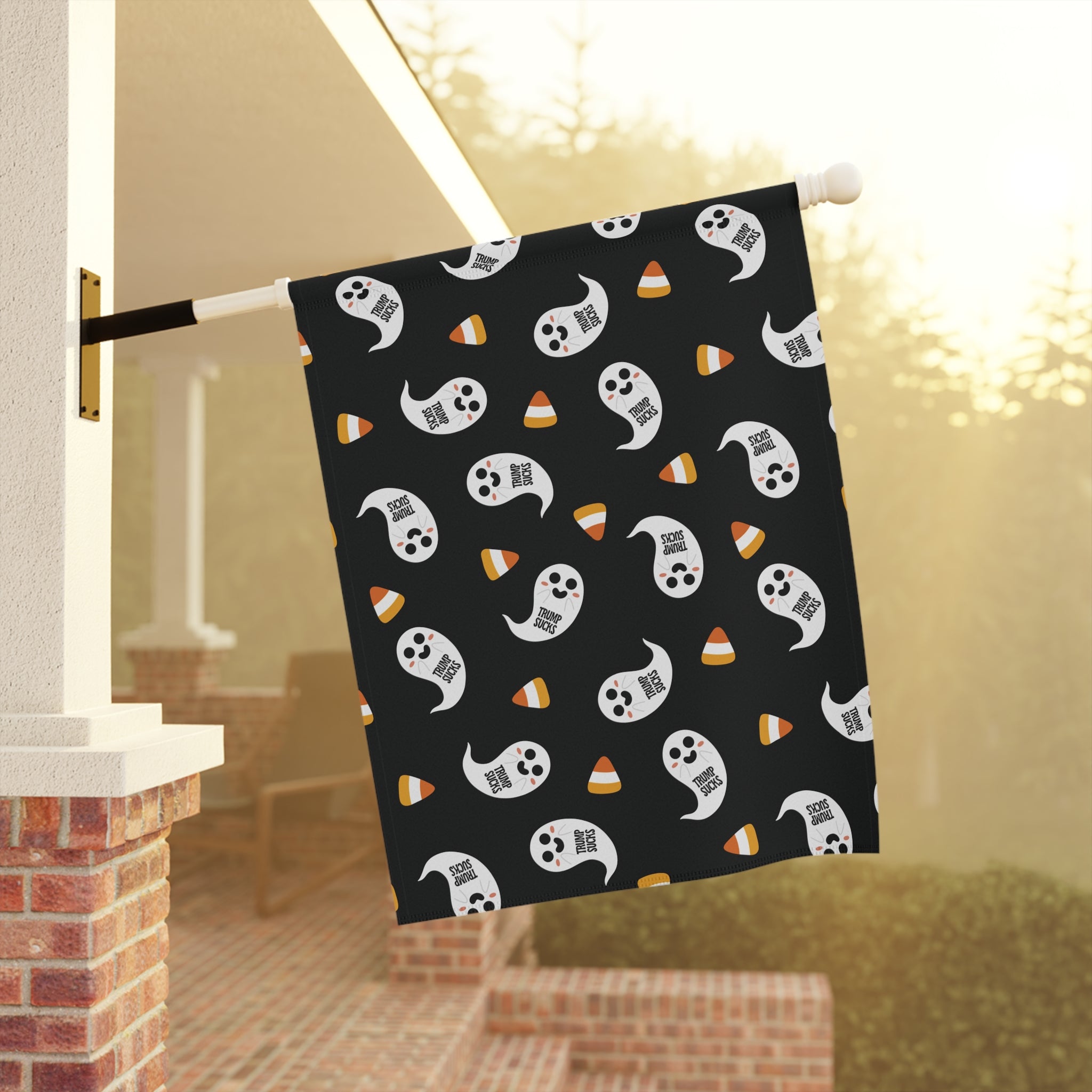 Trump Sucks Black Ghosts Flag