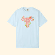 Floral Uterus Reproductive Rights T-Shirt