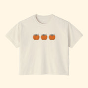 F*ck Trump Pumpkin Boxy Cropped T-Shirt