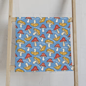F*ck Trump Blue Mushroom Hand Towel