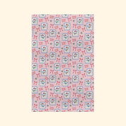 Trump Sucks Pink Snowman Waffle Weave Kitchen Towel