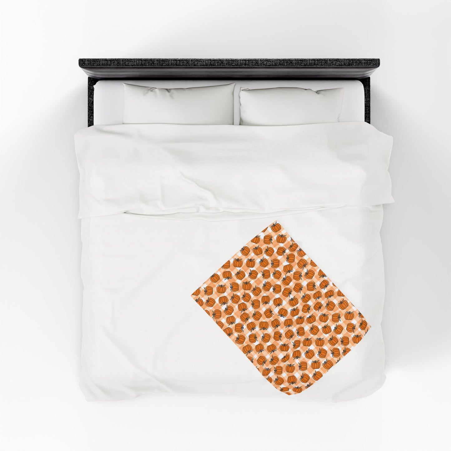 Subtle F*ck Trump Pumpkin Velveteen Plush Blanket