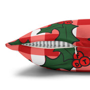 F*ck Trump Christmas Holly Accent Pillow Cover