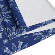 Subtle F*ck Trump Navy Snowflake Table Runner