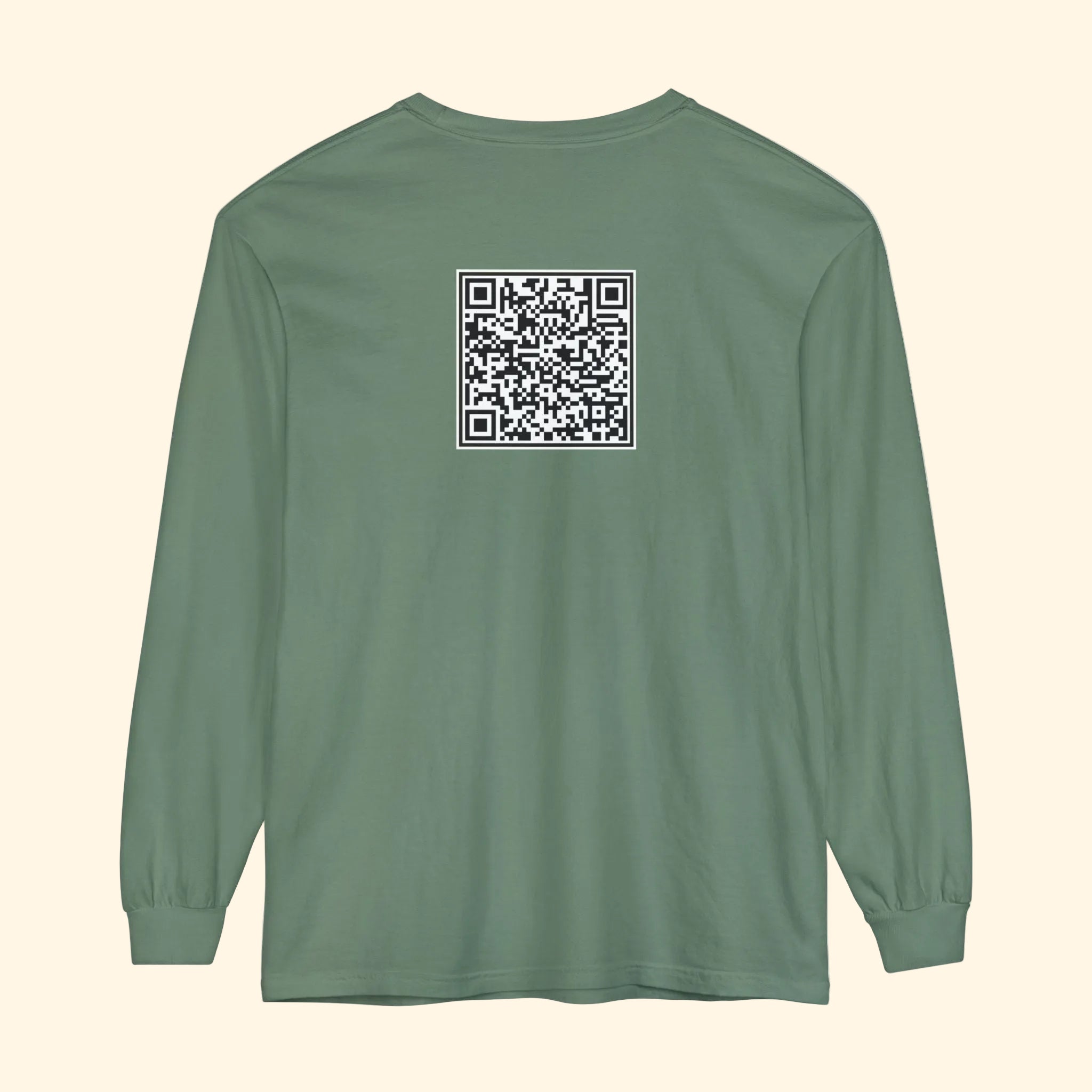 F*ck Trump QR Code Long Sleeve T-Shirt