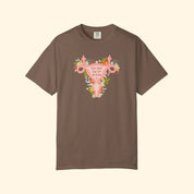 Floral Uterus Reproductive Rights T-Shirt