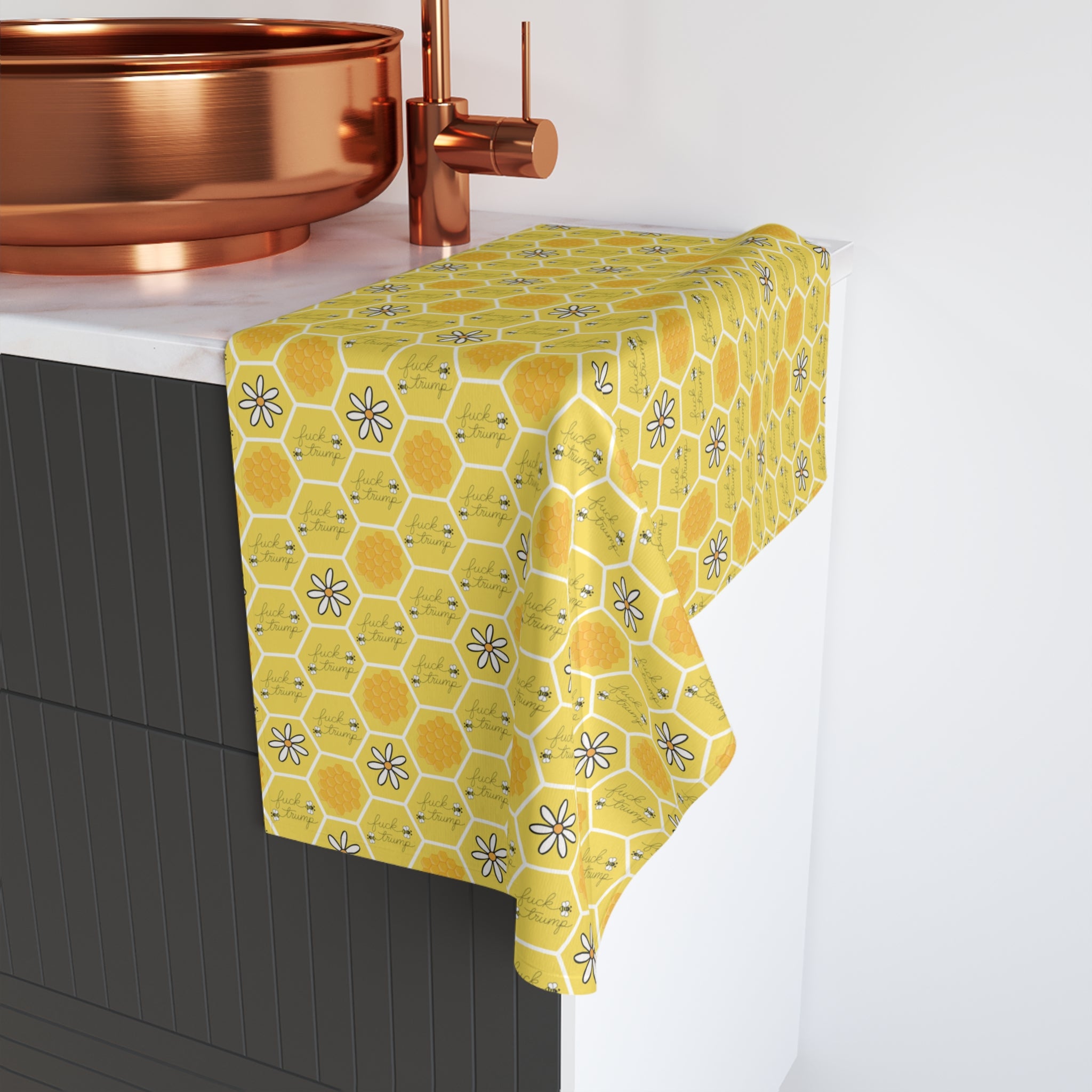 F*ck Trump Honey Bees Towel