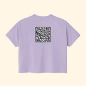 F*ck Trump QR Code Boxy Cropped T-Shirt