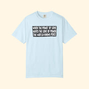 Power of Love Empire State Building Banner T-Shirt