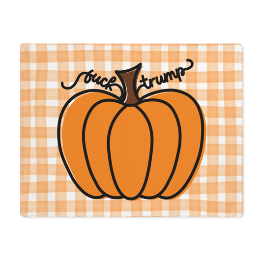 Subtle F*ck Trump Fall Pumpkin Placemat