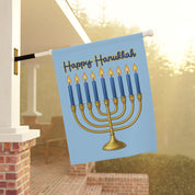 Subtle F*ck Trump Hanukkah Menorah Garden Flag