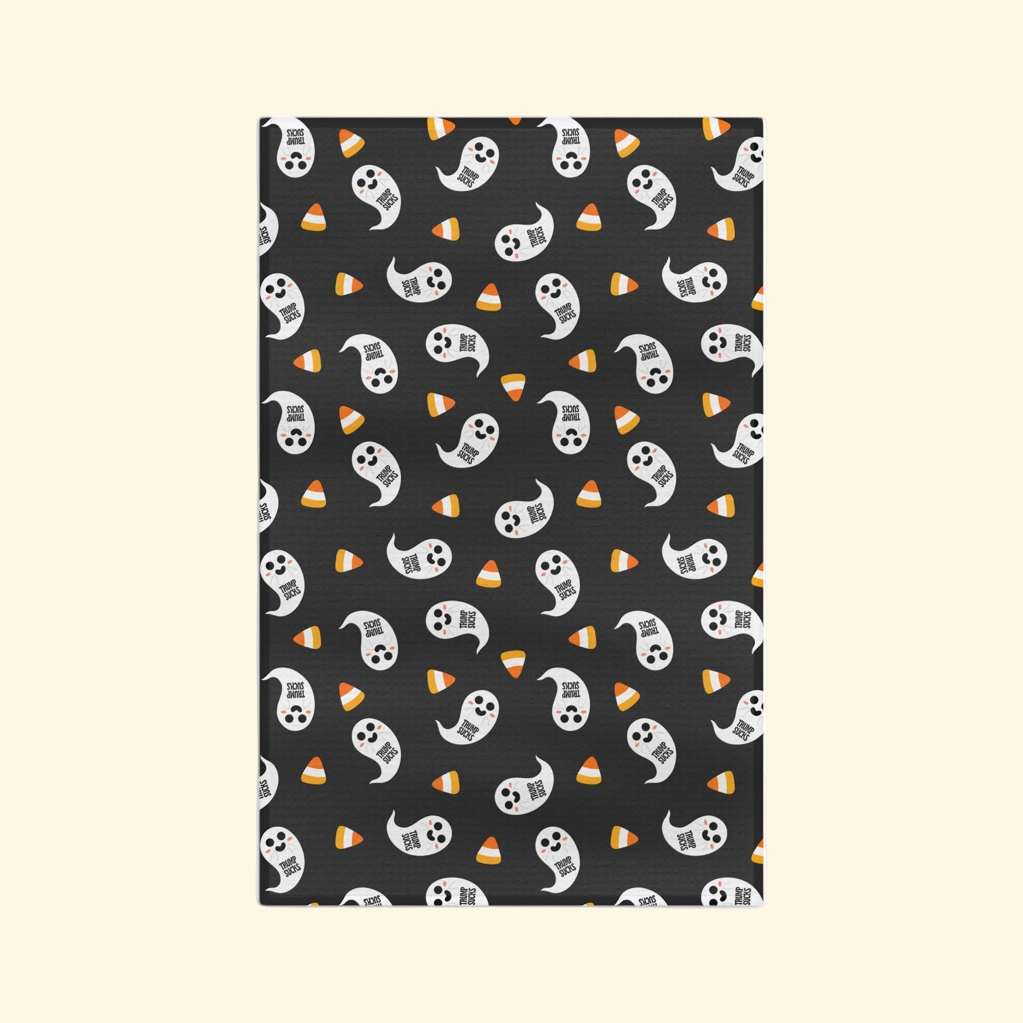 Trump Sucks Halloween Ghost Waffle Weave Kitchen Towel