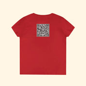 F*ck Trump QR Code Women's V-Neck T-Shirt