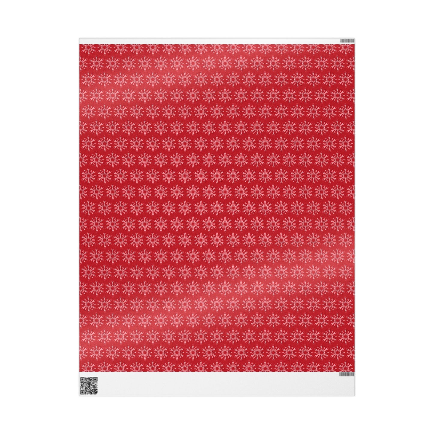 Subtle F*ck Trump Red Snowflake Wrapping Paper