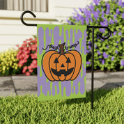 F*ck Trump Jack-O-Lantern Slime Garden Flag