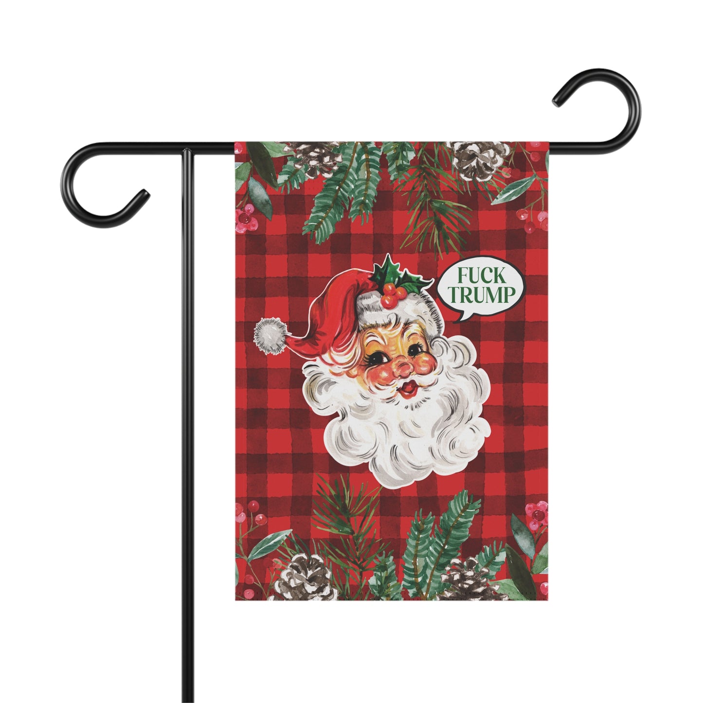 F*ck Trump Santa Christmas Garden Flag