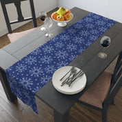 Subtle F*ck Trump Navy Snowflake Table Runner