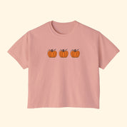 F*ck Trump Pumpkin Boxy Cropped T-Shirt