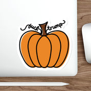 F*ck Trump Pumpkin Die-Cut Sticker